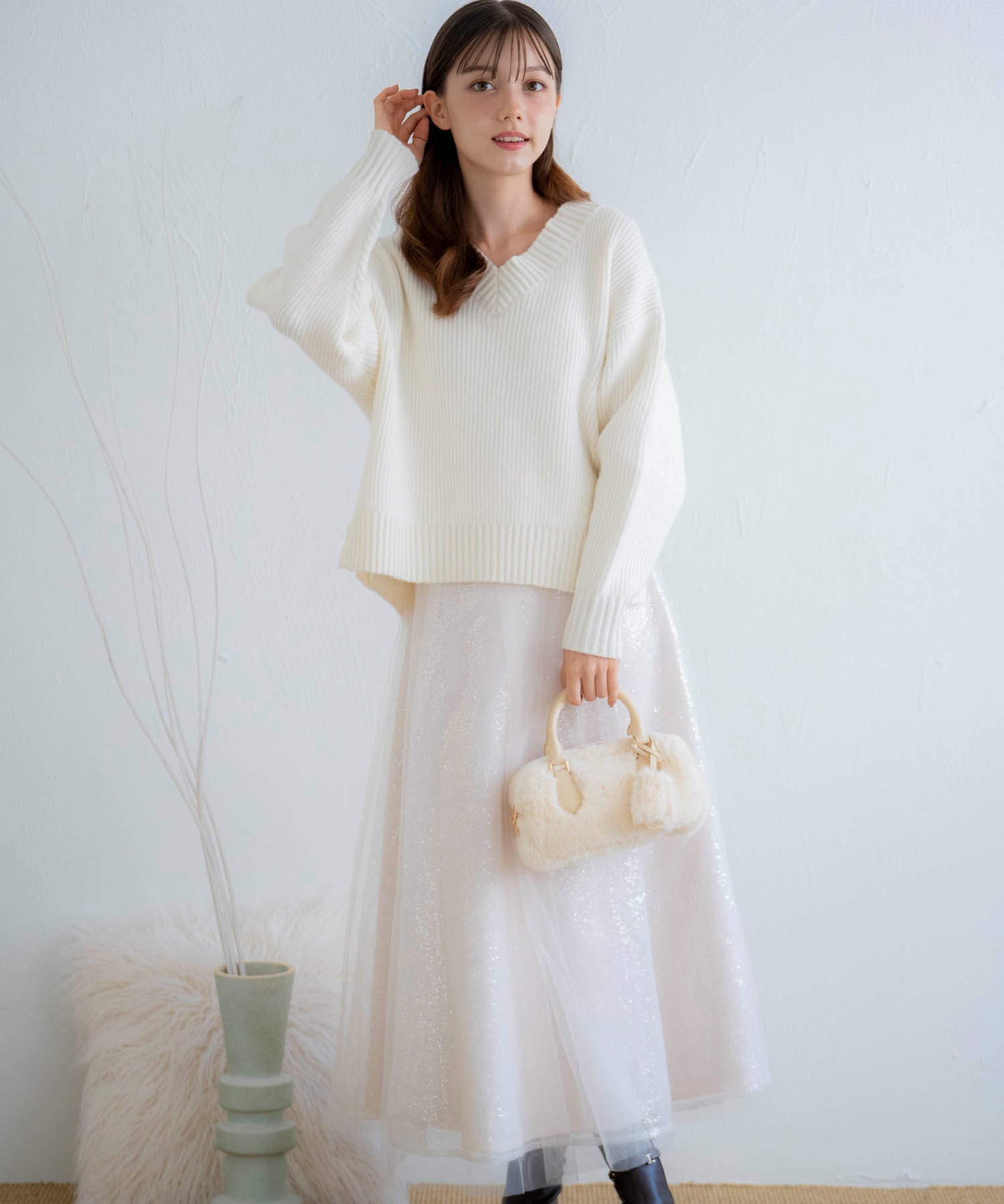 バックリボンゆるニット | ニット | Noela OFFICIAL WEB STORE