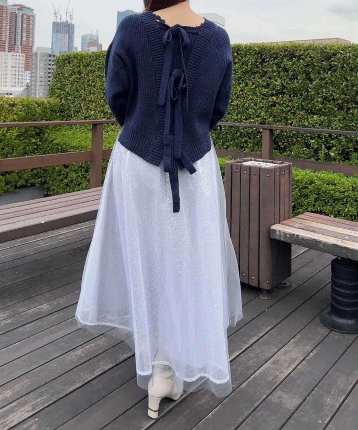 バックリボンゆるニット | ニット | Noela OFFICIAL WEB STORE