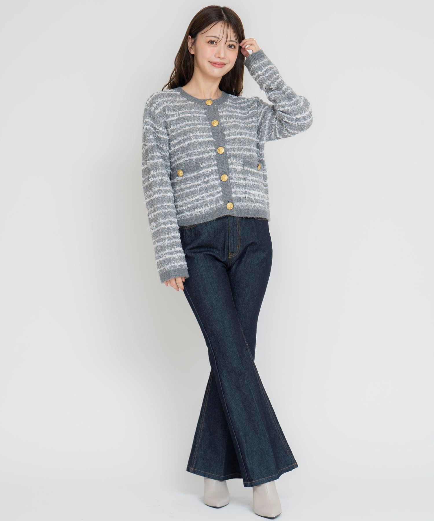 ツイードニットカーデ | カーディガン | Noela OFFICIAL WEB STORE