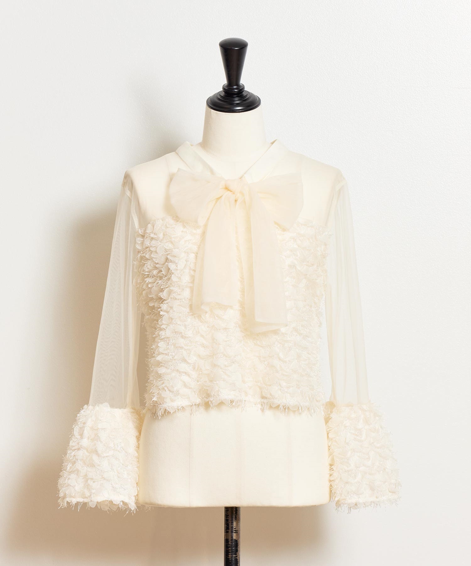 チュールスリーブリネンブラウス Vin｜チュールスリーブリネンブラウス | Rakuten Fashion(楽天