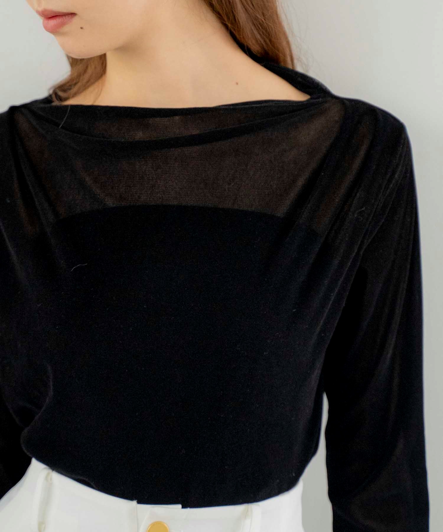 シースルーフロッキーカットソー シースルーフロッキーカットソー(カットソー・Tシャツ) | GIANNI
