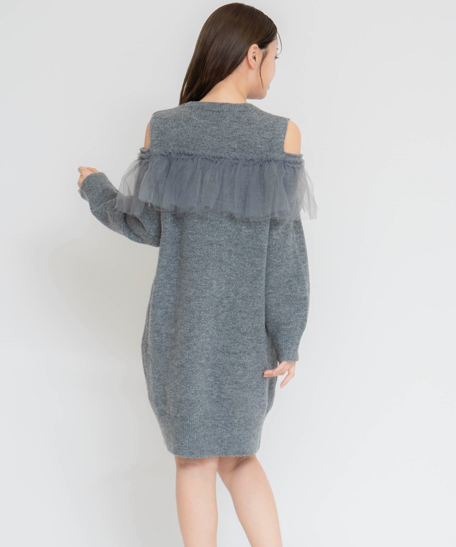 チュールミニワンピース | ニットワンピース | NOELA OFFICIAL WEB STORE