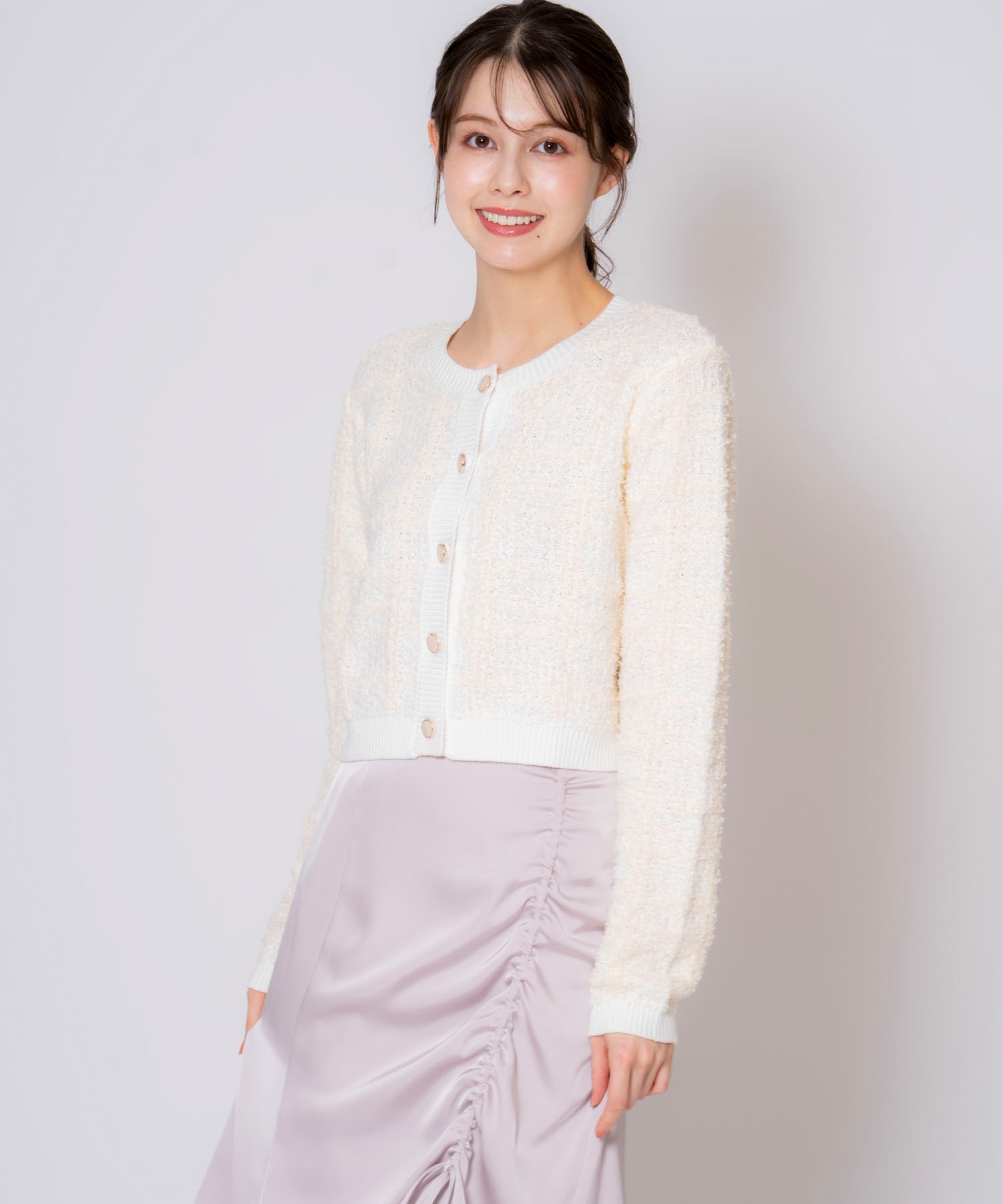 ツイードニットカーデ | ニット | Noela OFFICIAL WEB STORE ツイードニットカーデ | ニット | Noela OFFICIAL WEB STORE