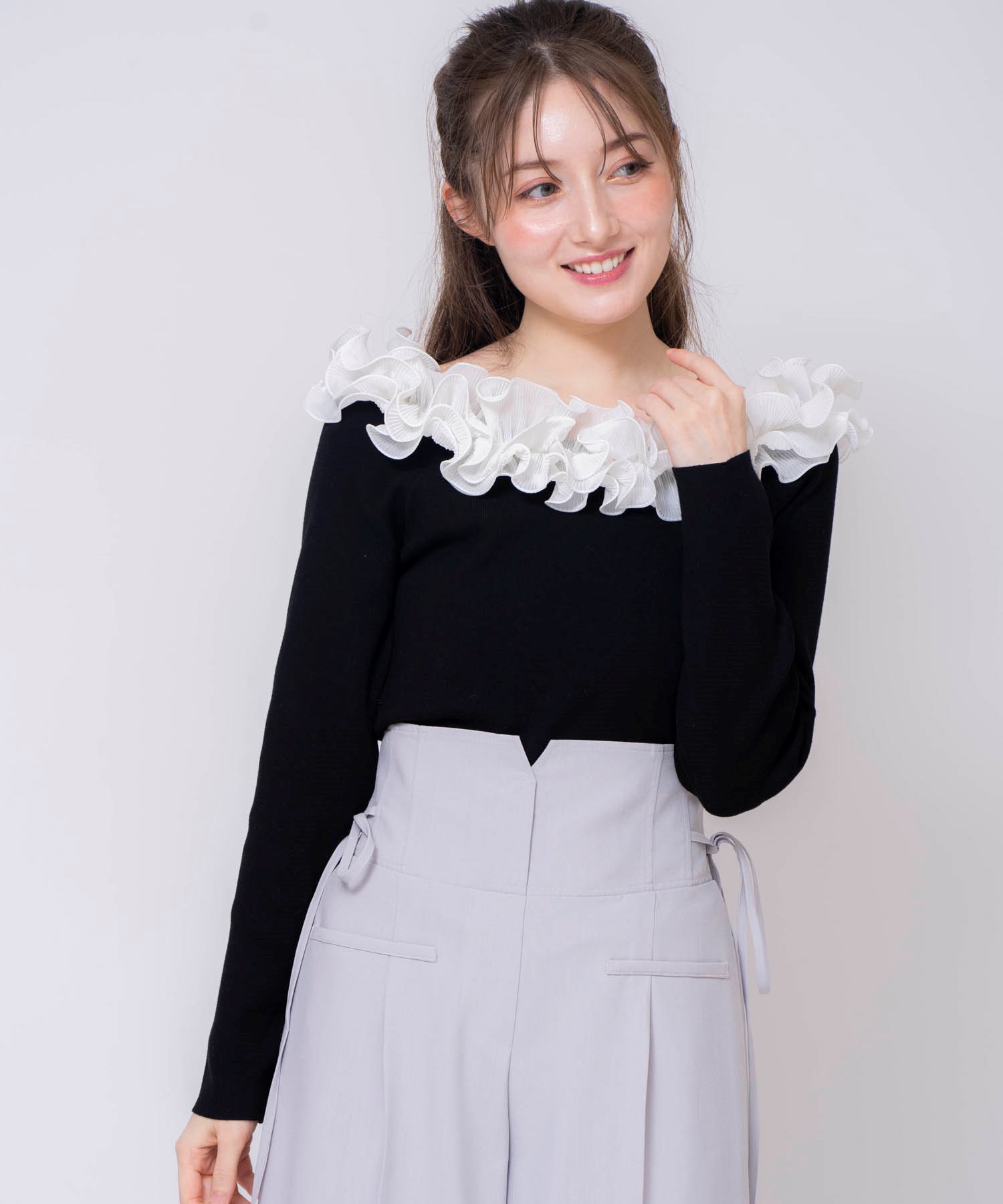 NOBLE｜フェザーニットVネックプルオーバー | Rakuten Fashion
