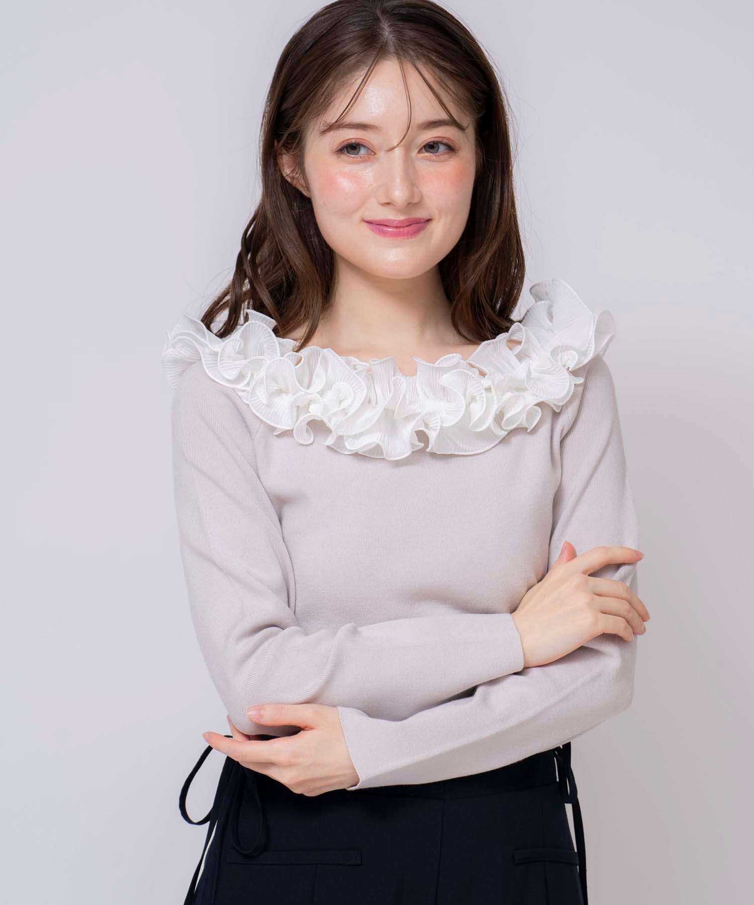 フリルモチーフニット | ニット | Noela OFFICIAL WEB STORE