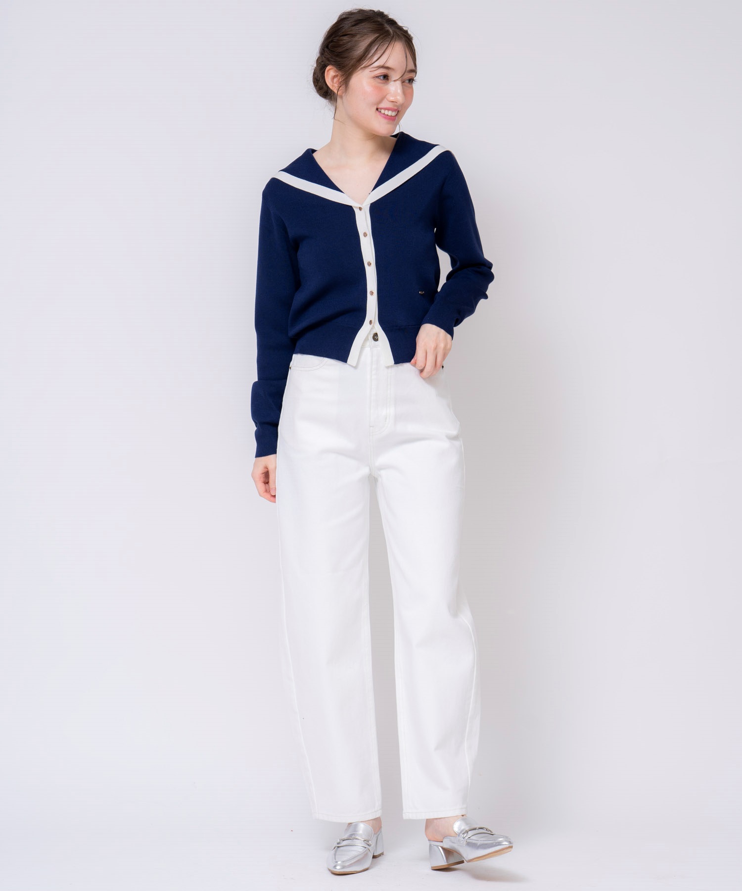 セーラーカラーマリンニット | ニット | Noela OFFICIAL WEB STORE セーラーカラーマリンニット | ニット | Noela OFFICIAL WEB STORE