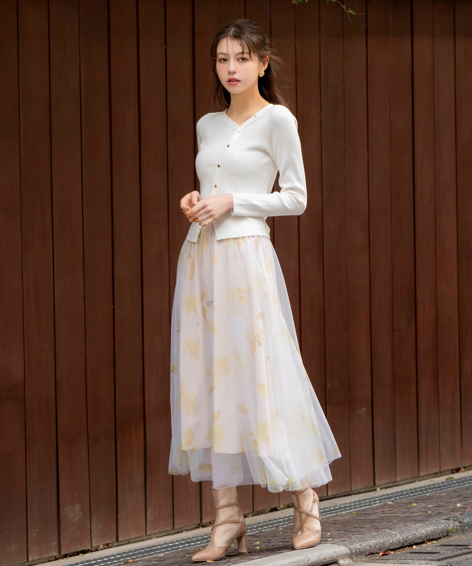 SHEER LACE SKIRT — aulaaila