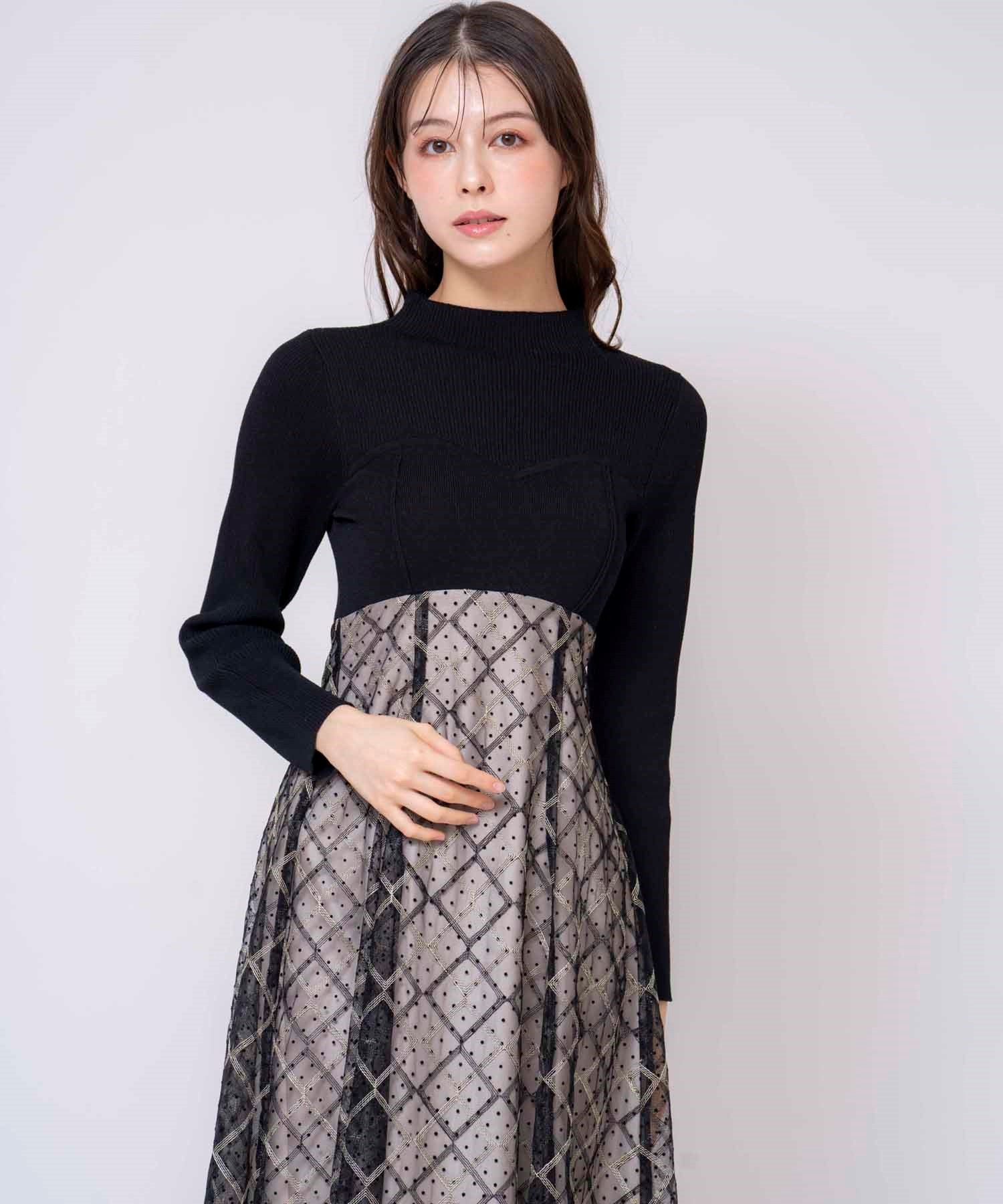 カットドッキングワンピース | ロングワンピース | Noela