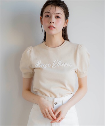 レタリング刺繍ニット | ニット | Noela OFFICIAL WEB STORE