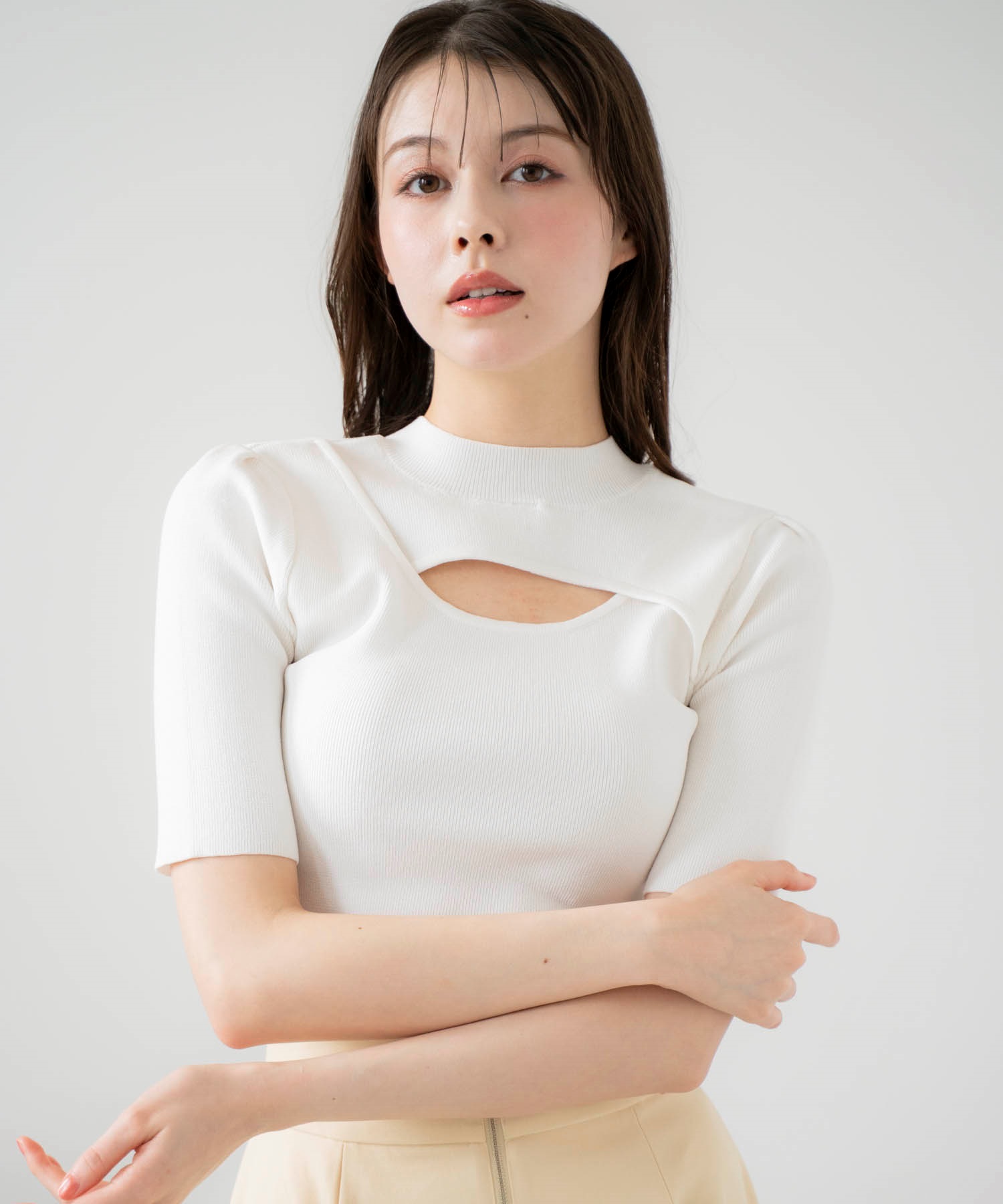 2WAYオープンニット | ニット | Noela OFFICIAL WEB STORE