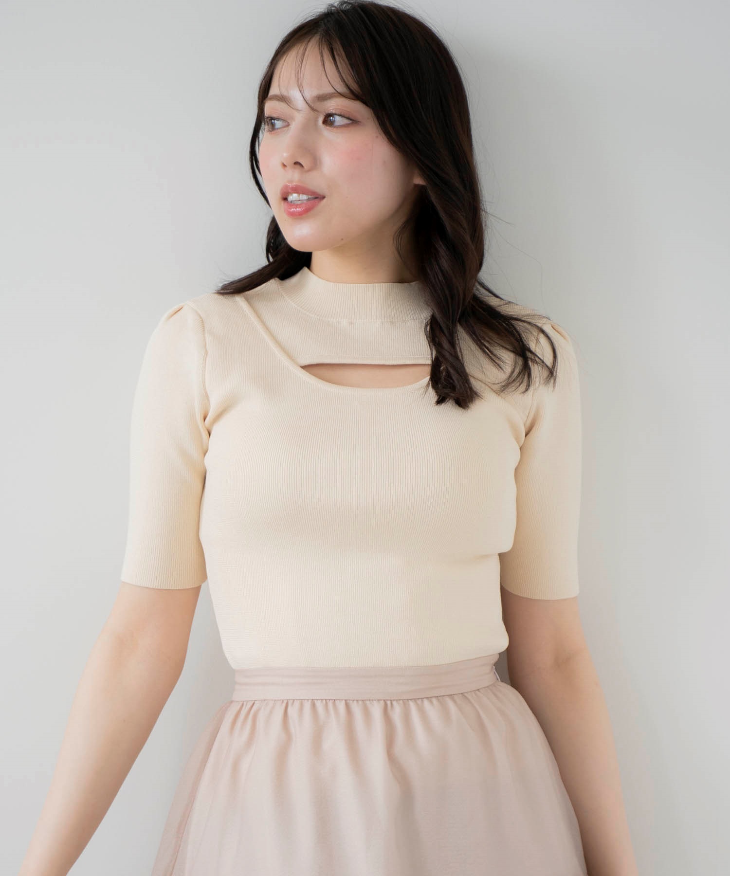 2WAYオープンニット | ニット | Noela OFFICIAL WEB STORE