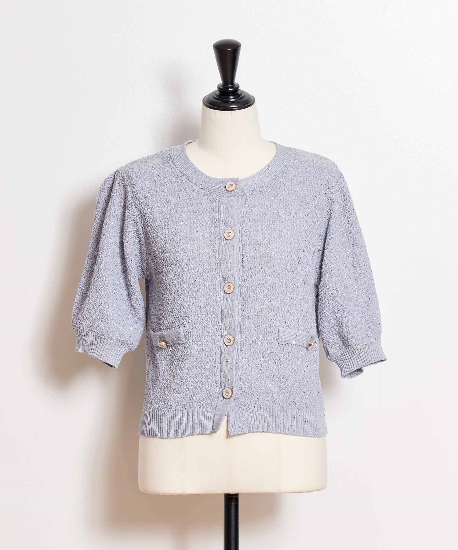スパンコールニットカーデ | ニット | Noela OFFICIAL WEB STORE