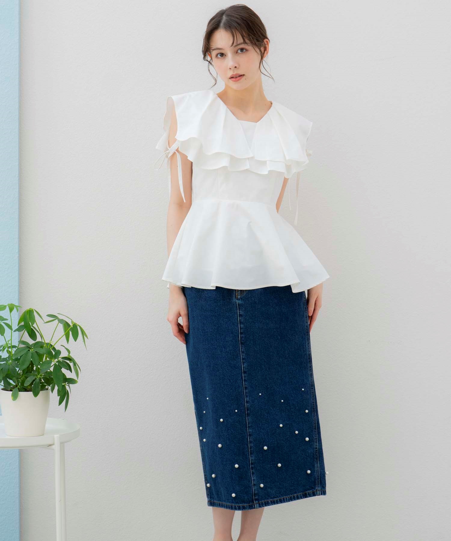 フリルブラウス | シャツ・ブラウス | Noela OFFICIAL WEB STORE