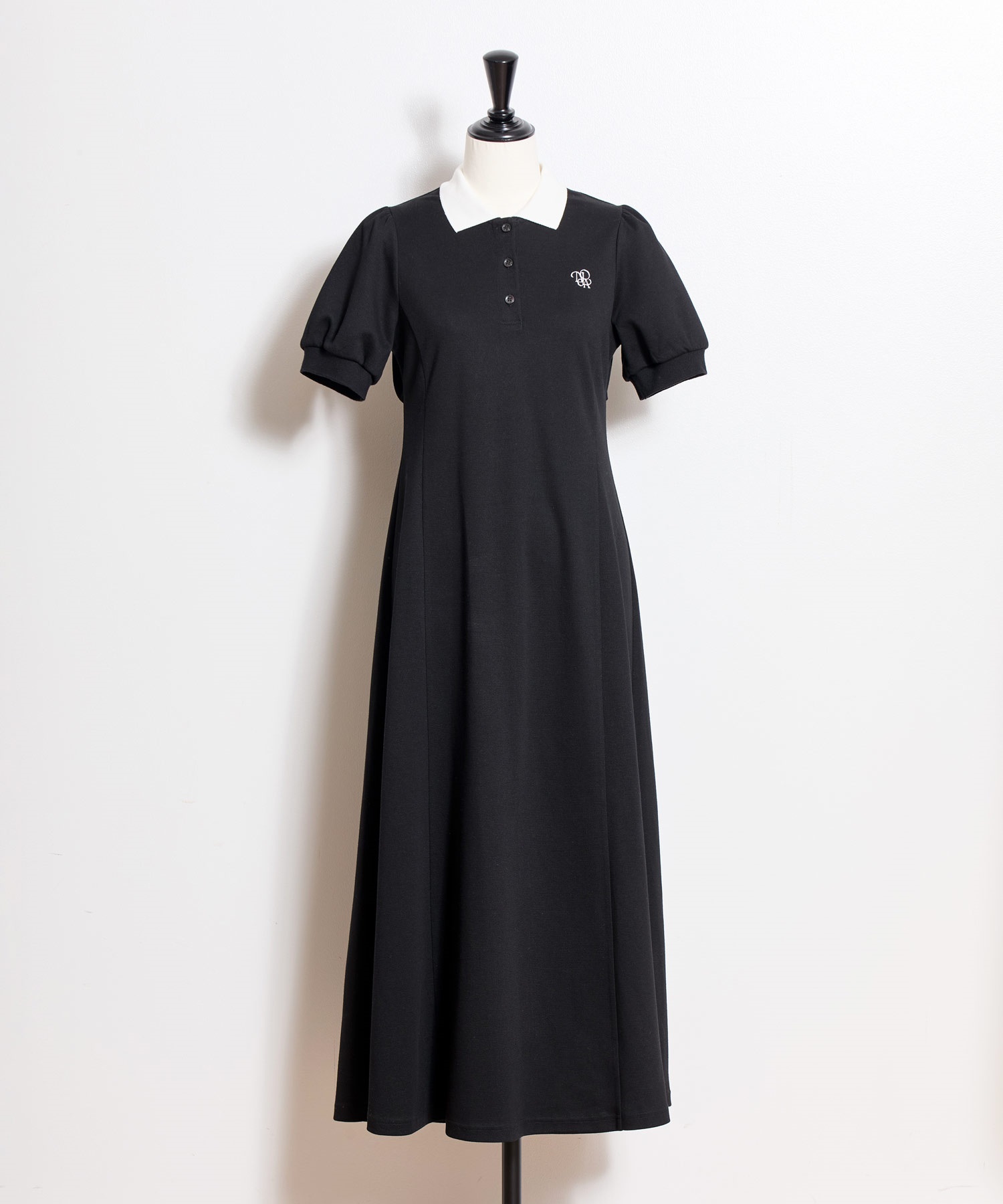 予約】【WEB限定】ロゴ刺繍ポロワンピ | ロングワンピース 予約】【WEB限定】ロゴ刺繍ポロワンピ | ロングワンピース