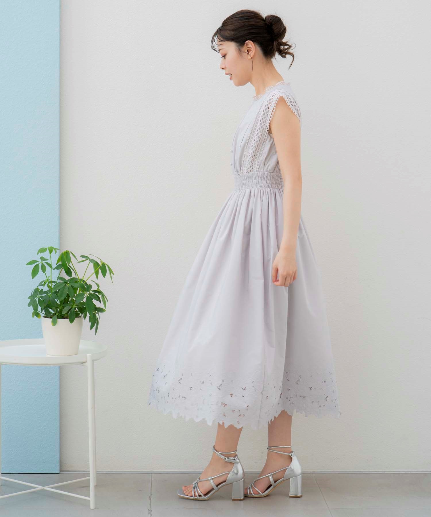 予約】レース刺繍ワンピ | ロングワンピース | Noela OFFICIAL 予約】レース刺繍ワンピ | ロングワンピース | Noela OFFICIAL
