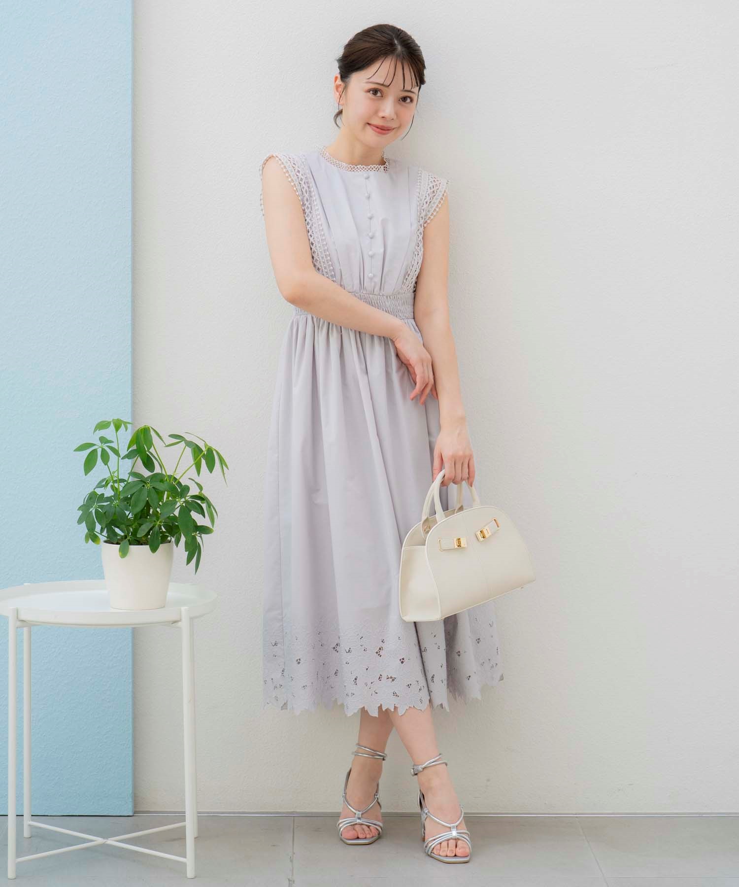 予約】レース刺繍ワンピ | ロングワンピース | Noela OFFICIAL 予約】レース刺繍ワンピ | ロングワンピース | Noela OFFICIAL