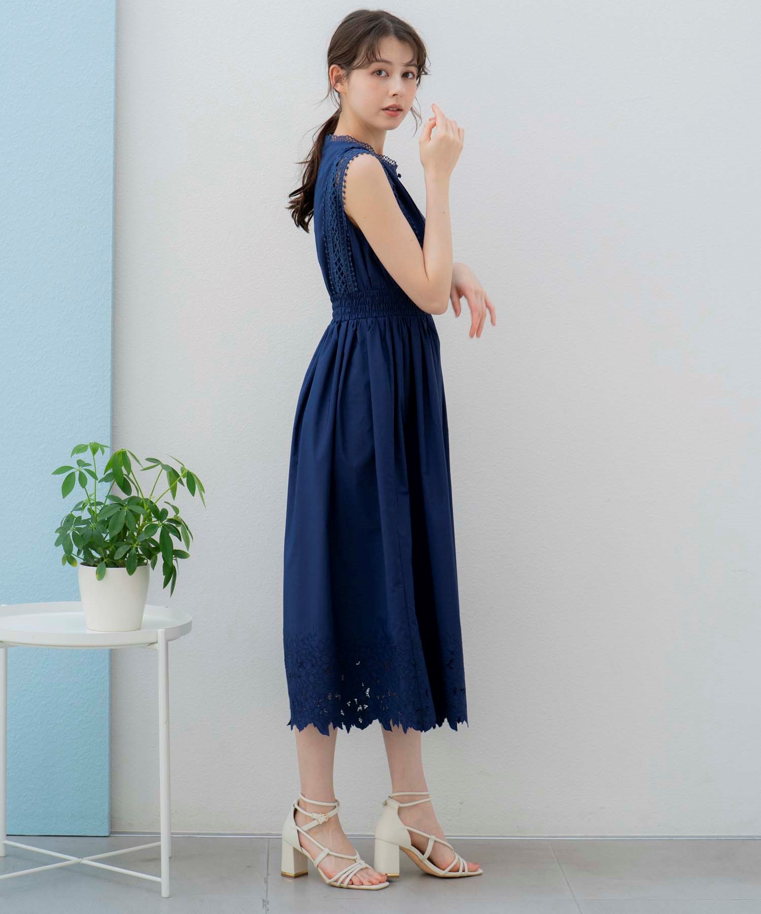 予約】レース刺繍ワンピ | ロングワンピース | Noela OFFICIAL 予約】レース刺繍ワンピ | ロングワンピース | Noela OFFICIAL