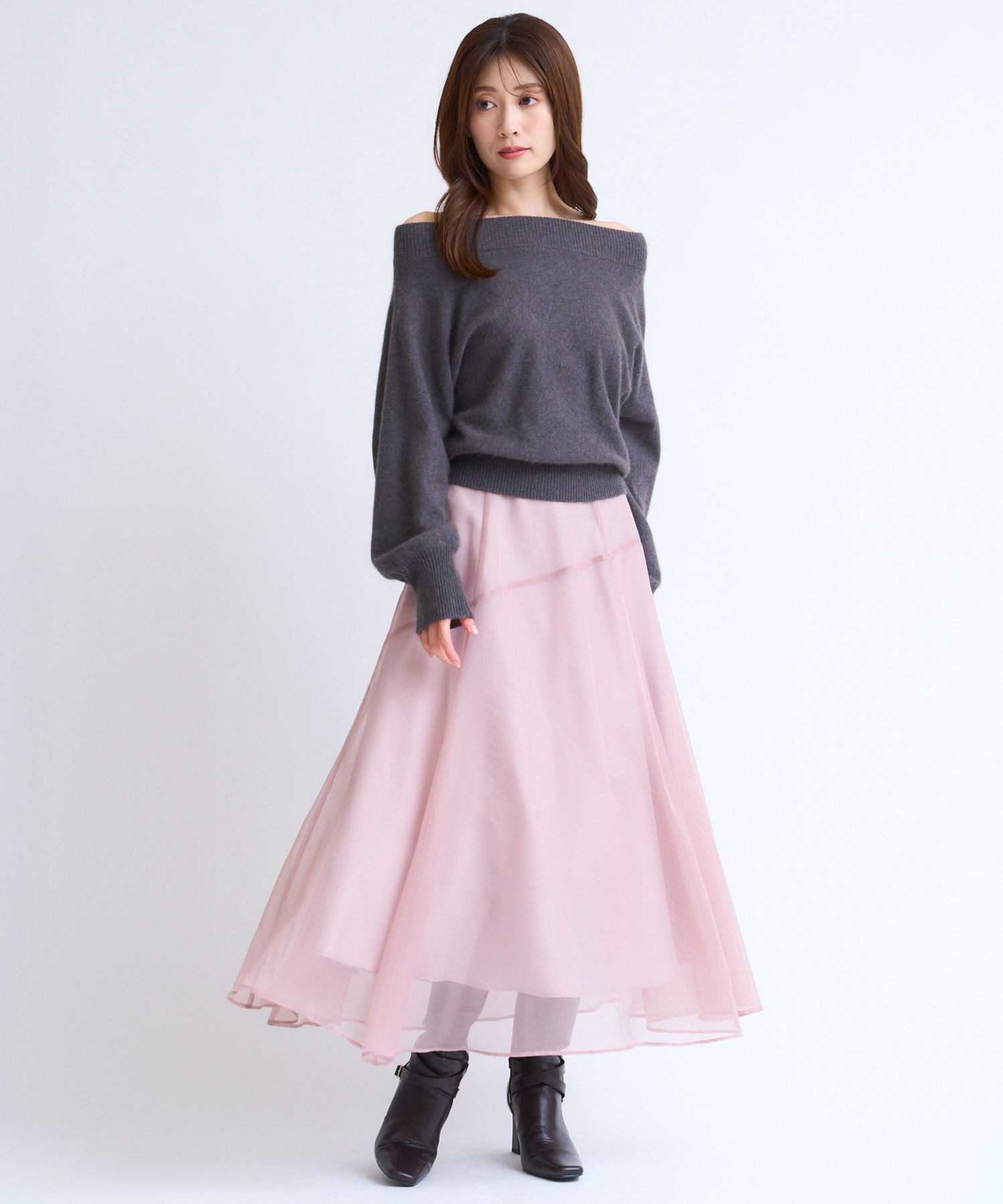 ラクーンブレンドオフショルニット | ニット | NOELA OFFICIAL