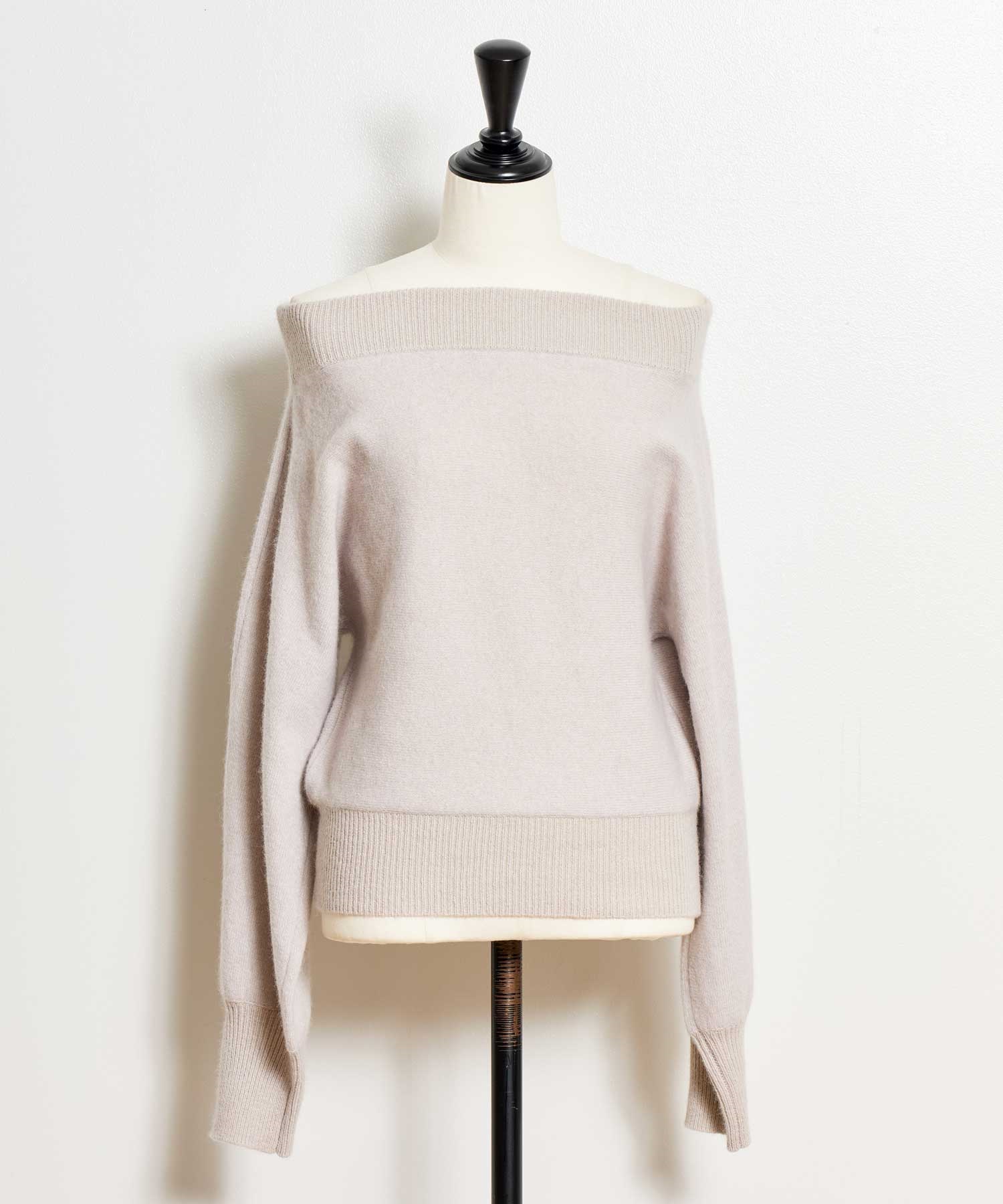 予約】ラクーンブレンドオフショルニット | ニット | NOELA